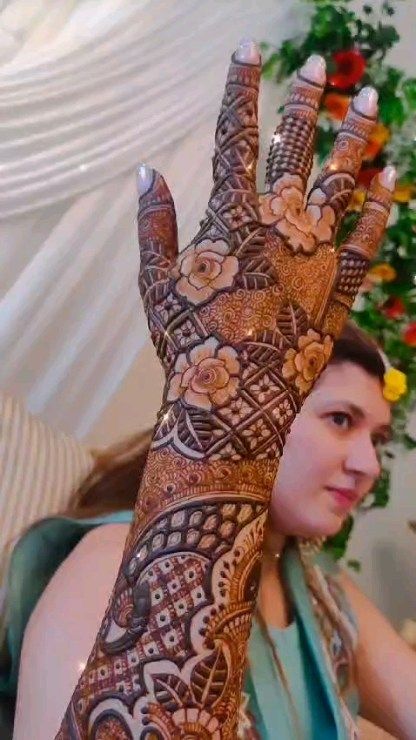 The Wedding Day — Bridal · Traditional mehendi by Mehnaz Zaman